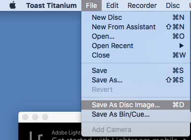 convert toast to iso windows